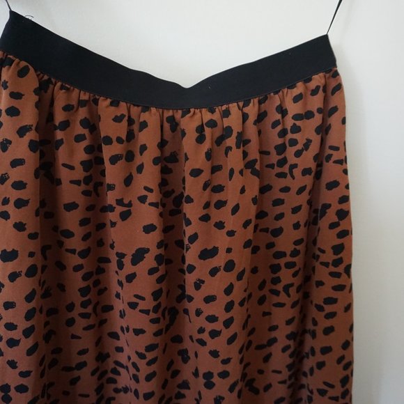 Panter print midi skirt - Picture 2 of 3